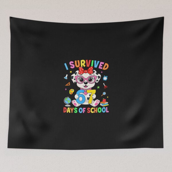 Item preview, I Survived 67 Days Of School Funny 67 Teachers Students Meme designed and sold by grumpzara.
