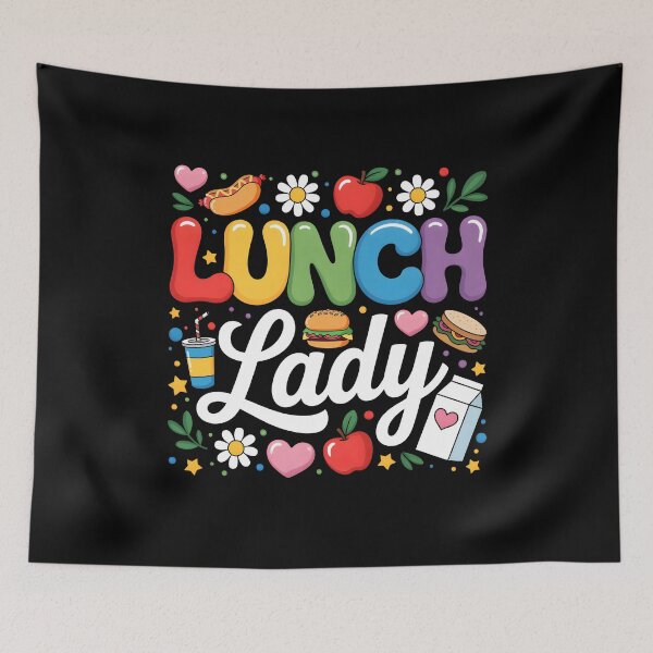Item preview, Colorful Lunch Lady Appreciation designed and sold by KarimSoCute.