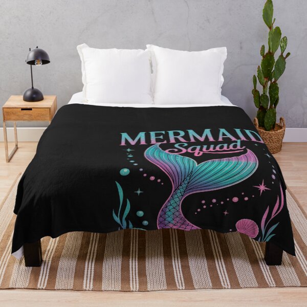 Item preview, Mermaid Squad Of The Birthday Mermaid Tail Family Matching designed and sold by Hofersofer.