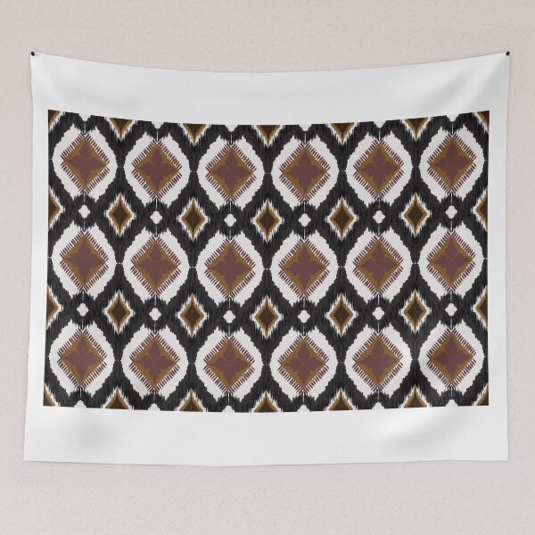 Item preview, Mystic Ikat Pattern – Deep Tones and Tribal Charm designed and sold by Line-Aura.