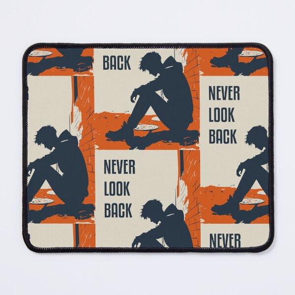 Item preview, Never Look Back – Motivational Silhouette Art designed and sold by Drawings Project.