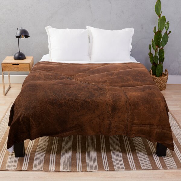 Item preview, Vintage Brown Leather Surface Texture designed and sold by SurfaceCraft Studio.