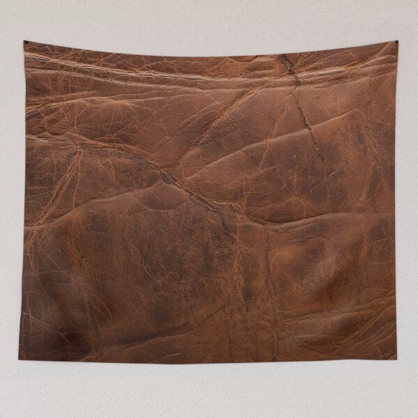 Item preview, Vintage Brown Leather Surface Texture designed and sold by SurfaceCraft Studio.