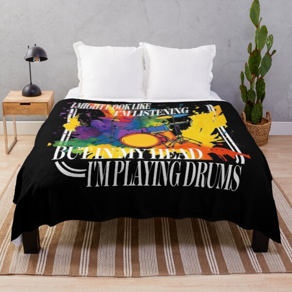Item preview, Colorful Drummer Shirt – I'm Playing Drums Quote designed and sold by TinaMDedrick.