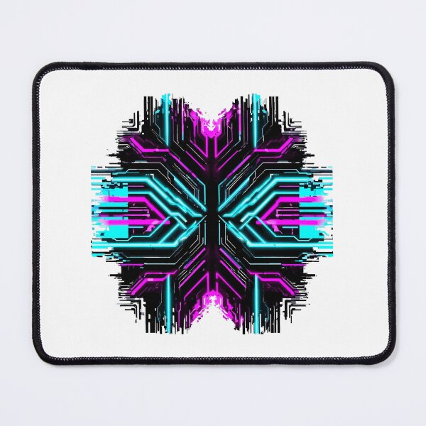 Item preview, Neon Circuit – Futuristic Tech Symmetry Design designed and sold by UNDESIGNS1614.