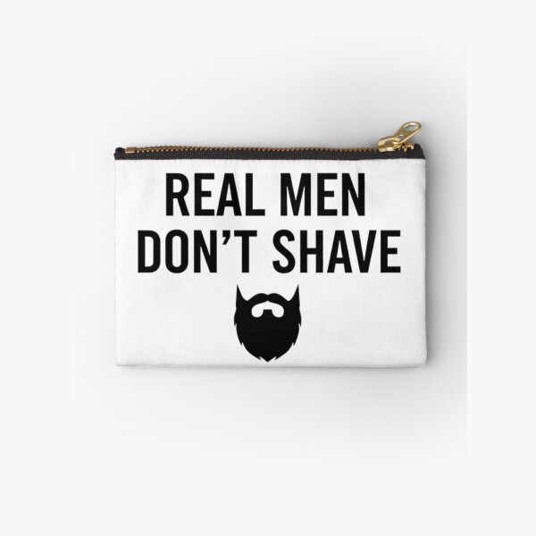 Item preview, Real Men Don't Shave Minimalist Beard Quote designed and sold by Kubala.