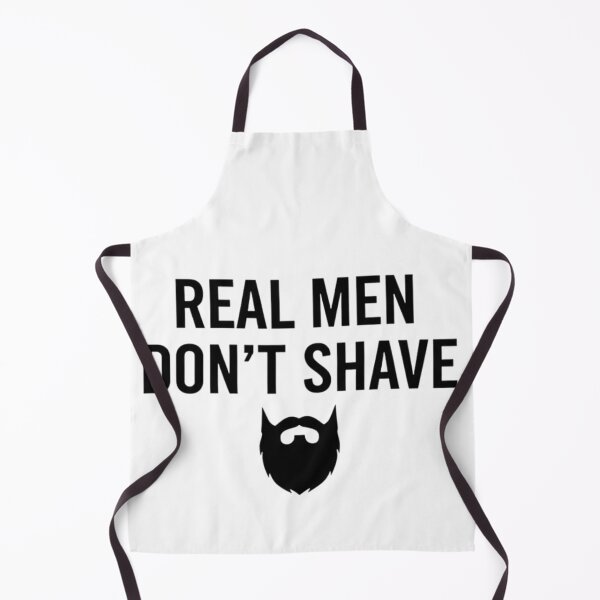 Item preview, Real Men Don't Shave Minimalist Beard Quote designed and sold by Kubala.