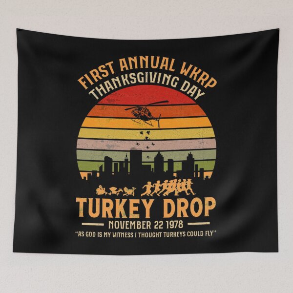 Item preview, First annual wkrp thanksgiving day turkey drop   designed and sold by RuffinAileneyu.