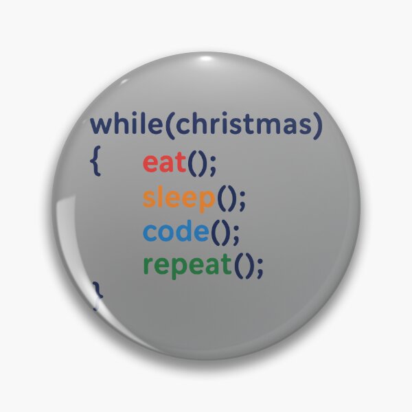 Item preview, Code Loop Christmas Eat Sleep Code Repeat designed and sold by MattC_Design.