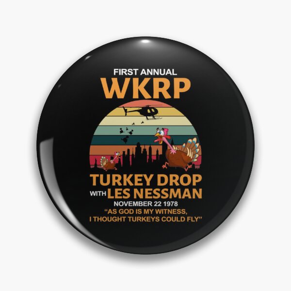 Item preview, First Annual WKRP Turkey Drop With Les Nessman   designed and sold by RuffinAileneyu.