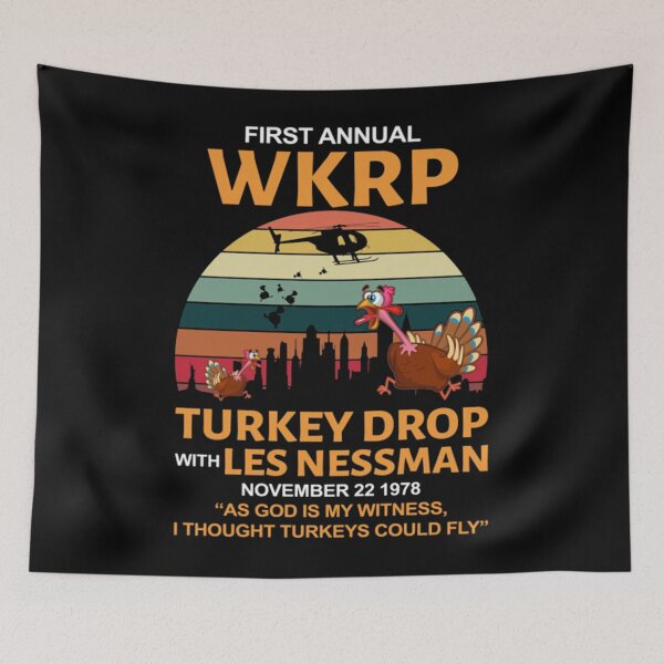 Item preview, First Annual WKRP Turkey Drop With Les Nessman   designed and sold by RuffinAileneyu.