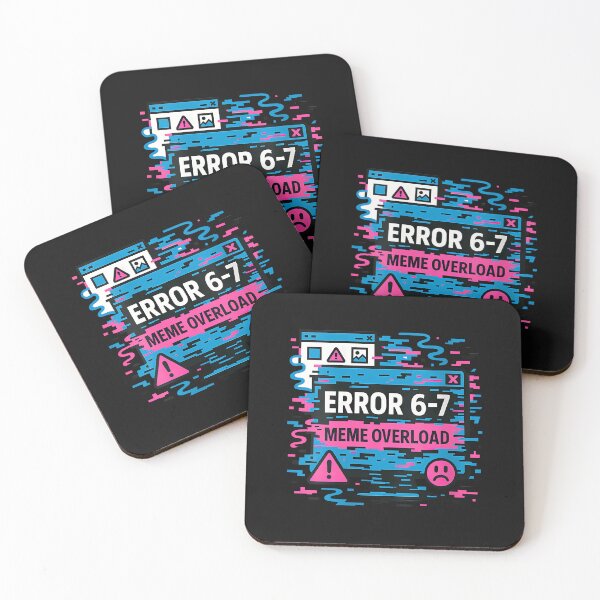 Item preview, Womens Funny Error 67 Meme Overload Six Seven Art Retro Tech Style designed and sold by merlinnears.