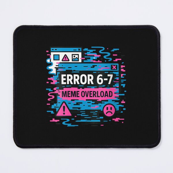 Item preview, Womens Funny Error 67 Meme Overload Six Seven Art Retro Tech Style designed and sold by merlinnears.