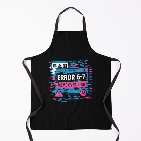 Item preview, Womens Funny Error 67 Meme Overload Six Seven Art Retro Tech Style designed and sold by merlinnears.