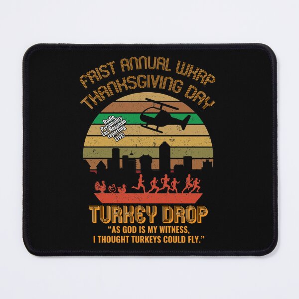 Item preview, Funny Turkey Thanksgiving Day Shirt Wkrp-Turkey-Drop Vintage designed and sold by RuffinAileneyu.