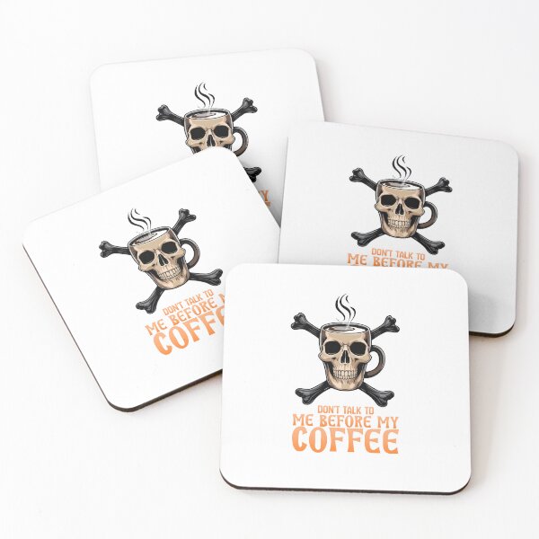 Item preview, Caffeine Skull Morning Grump designed and sold by DigitalDream11.