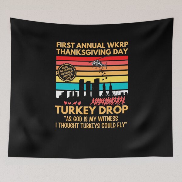 Item preview, Thanksgiving Wkrp Turkey Drop   designed and sold by RuffinAileneyu.