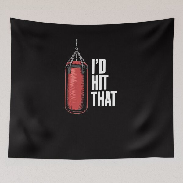 Item preview, I'd Hit That  Martial Arts Punching Bag designed and sold by Viepenny.