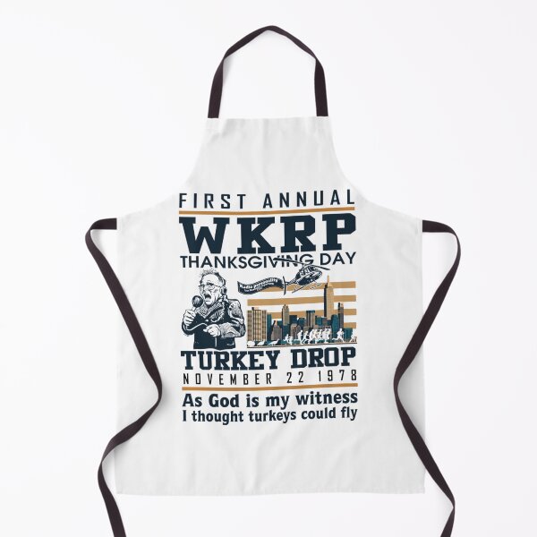 Item preview, WKRP Turkey Drop Thanksgiving Retro designed and sold by RuffinAileneyu.