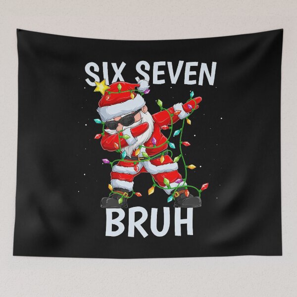 Item preview, Funny 67 Six Seven Christmas Bruh Santa Kids Boys Men designed and sold by merlinnears.