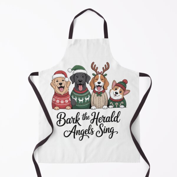 Item preview, Christmas Dog Illustration – Cute Holiday Puppies in Sweaters and Santa Hats designed and sold by infocart.