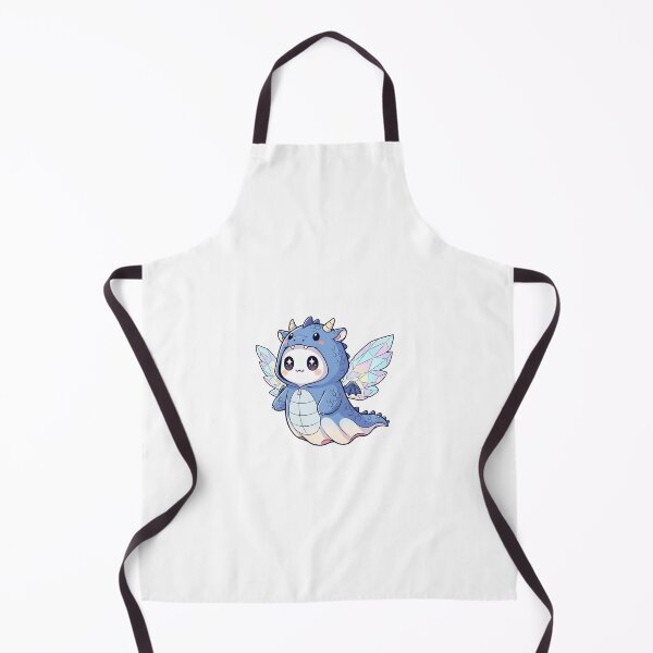 Item preview, Adorable ghost in blue dragon onesie costume with crystal designed and sold by Boo-Buddy.