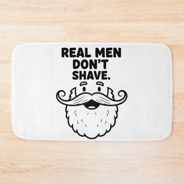 Item preview, Real Men Don’t Shave Funny Beard Design - Gift for Bearded Men & Barbershop Lovers designed and sold by Kubala.