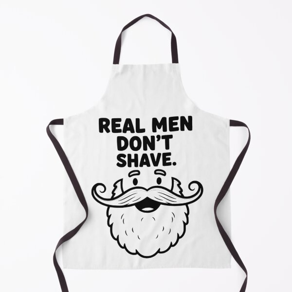 Item preview, Real Men Don’t Shave Funny Beard Design - Gift for Bearded Men & Barbershop Lovers designed and sold by Kubala.