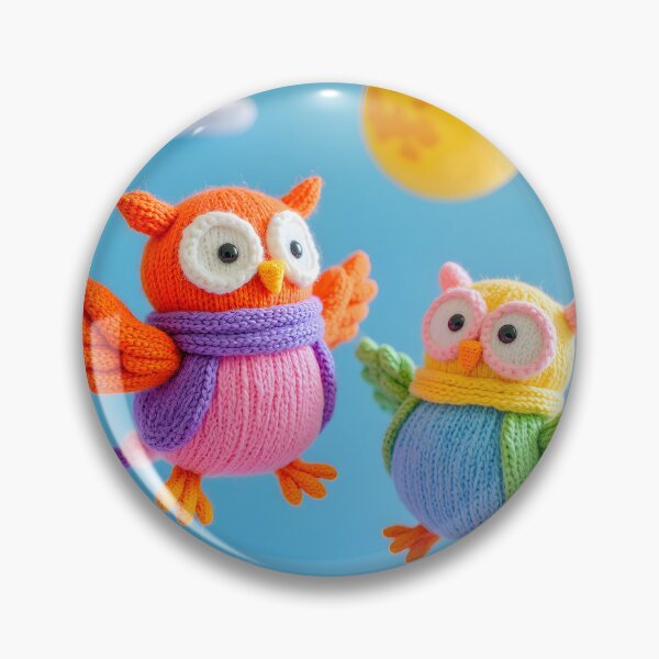 Item preview, Cuddly Night Flyers – Colorful Owl Companions” designed and sold by   GG Creations .