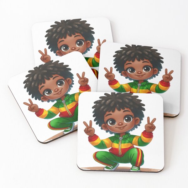 Item preview, Cute Reggae Kid – Rasta Tracksuit Style designed and sold by Lulunza.