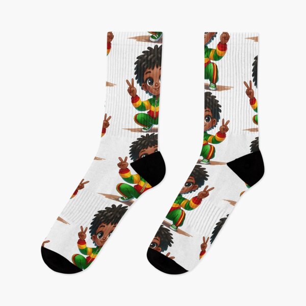 Item preview, Cute Reggae Kid – Rasta Tracksuit Style designed and sold by Lulunza.