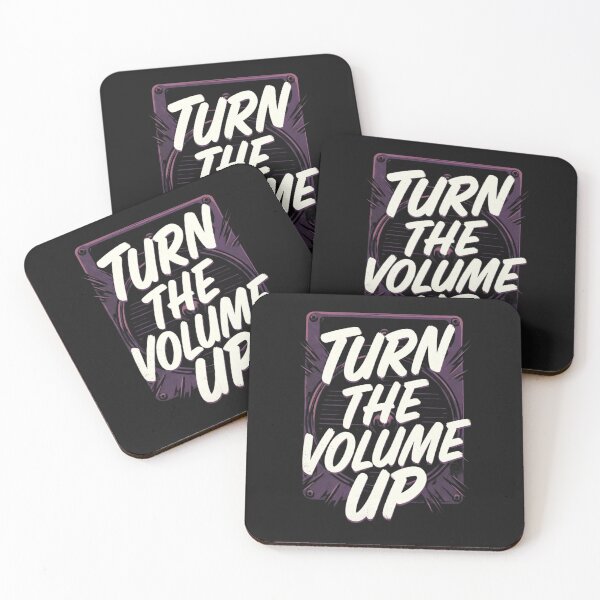 Item preview, Turn The Volume Up Retro Boombox - Motivational Music Meme Sticker Art designed and sold by GeniePixel.