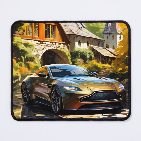 Item preview, Sports Coupe Reflected In Picturesque Mountain Village Setting designed and sold by RevUpDesign.