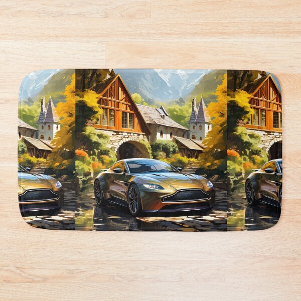 Item preview, Sports Coupe Reflected In Picturesque Mountain Village Setting designed and sold by RevUpDesign.