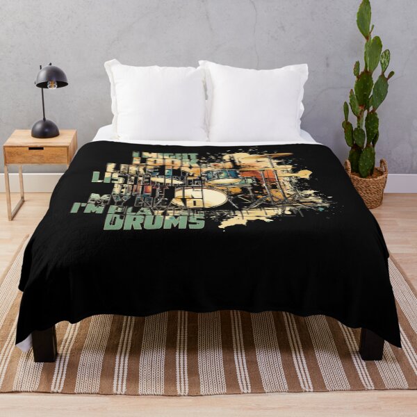 Item preview, Grunge Drummer T-Shirt – In My Head I’m Playing Drums designed and sold by TinaMDedrick.