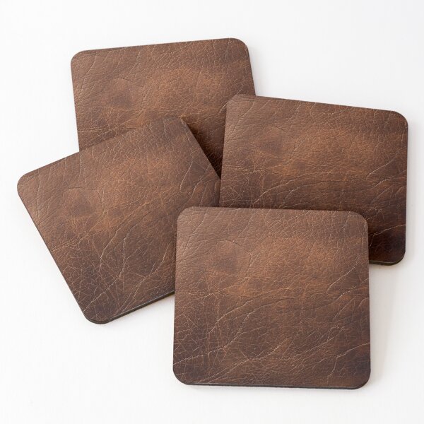 Item preview, Vintage Brown Leather Surface Texture designed and sold by SurfaceCraft Studio.