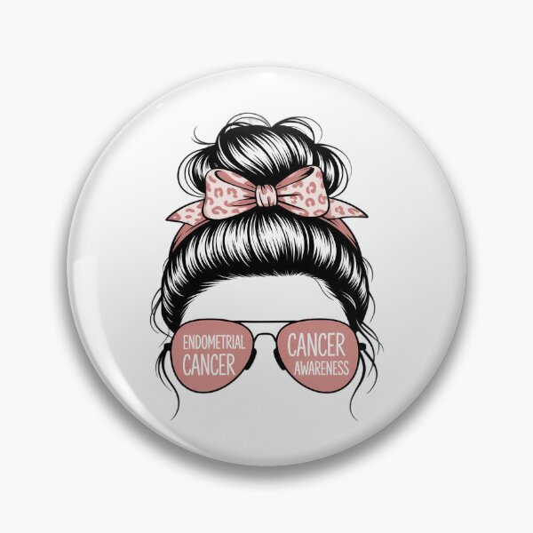 Item preview, Endometrial Cancer Awareness Peach Ribbon  designed and sold by Moon-Ape.