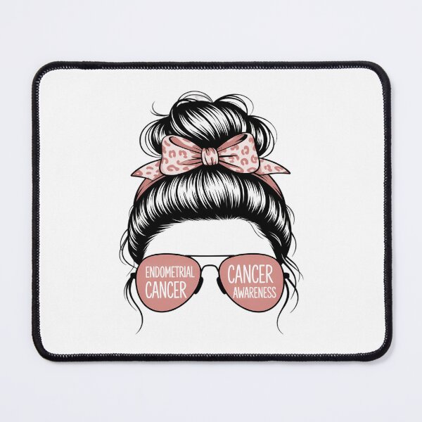 Item preview, Endometrial Cancer Awareness Peach Ribbon designed and sold by Moon-Ape.