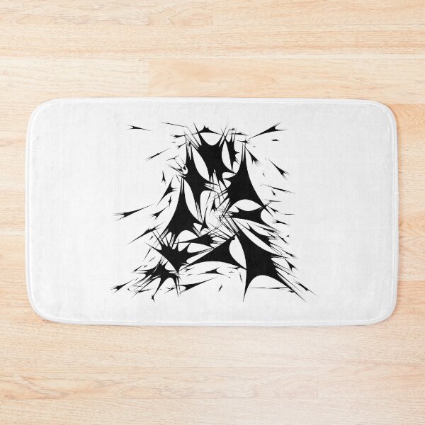 Item preview, Letter A Spiky Abstract Geometric Art designed and sold by uncoXab.