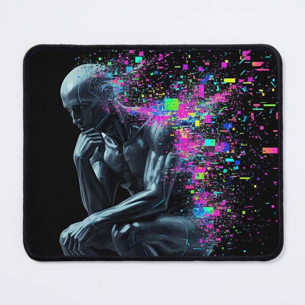 Item preview, The Glitch of Thought Robot Thinker designed and sold by AgingeR.