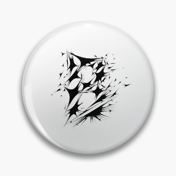 Item preview, Letter B Spiky Abstract Geometric Art designed and sold by uncoXab.