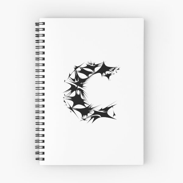 Item preview, Letter C Spiky Abstract Geometric Art designed and sold by uncoXab.