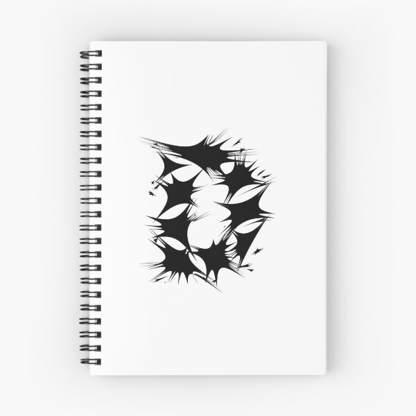Item preview, Letter D Spiky Abstract Geometric Art designed and sold by uncoXab.
