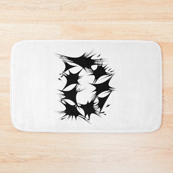 Item preview, Letter D Spiky Abstract Geometric Art designed and sold by uncoXab.