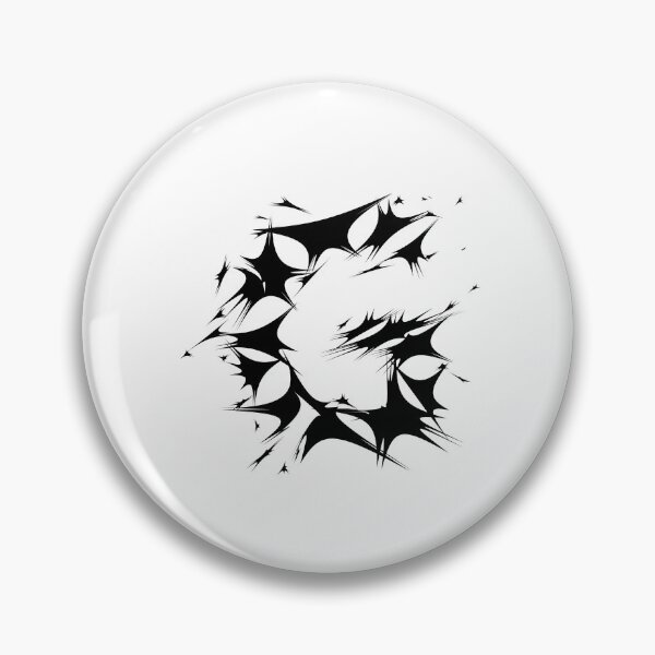 Item preview, Letter G Spiky Abstract Geometric Art designed and sold by uncoXab.
