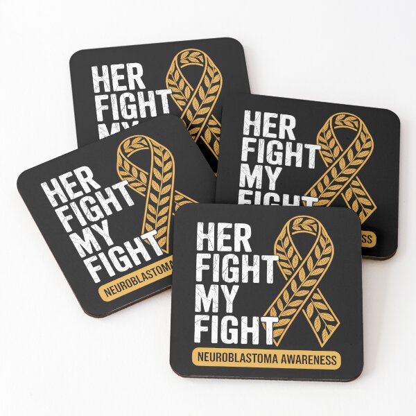 Item preview, Her Fight Is My Fight Neuroblastoma Patient Childhood Cancer  designed and sold by HellD3vil-Art.