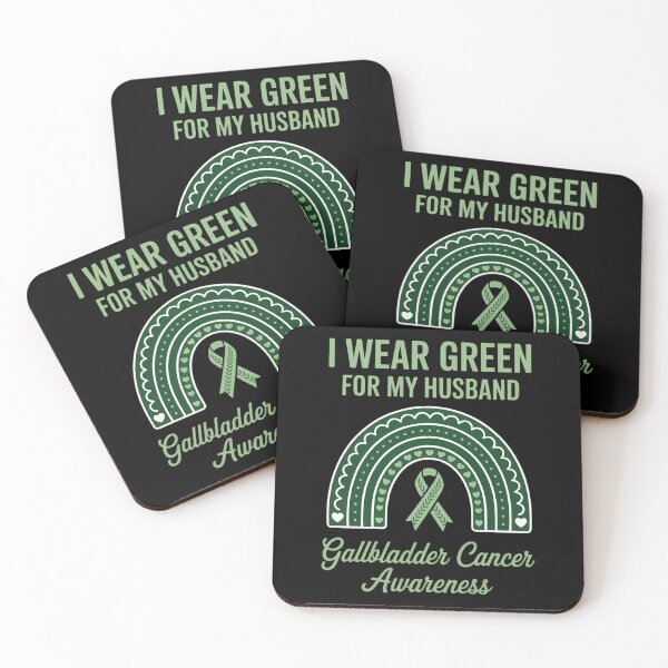 Item preview, I Wear Green For My Husband Gallbladder Cancer Awareness designed and sold by HellD3vil-Art.