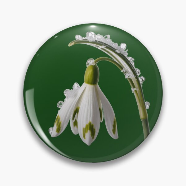 Item preview, Snowdrop in snow crystals. designed and sold by elegantpaterns.