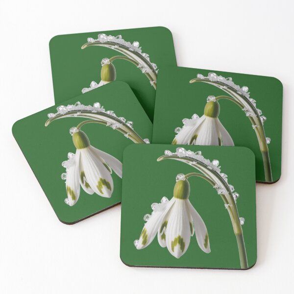 Item preview, Snowdrop in snow crystals. designed and sold by elegantpaterns.