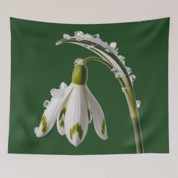 Item preview, Snowdrop in snow crystals. designed and sold by elegantpaterns.